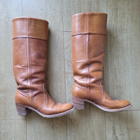 Vintage Retro Frye Campus Boots - Picture 1 of 8